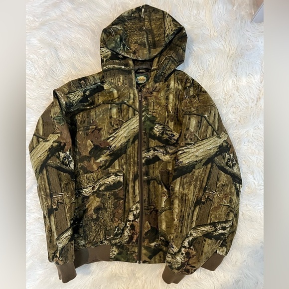 Cabela’s Break-Up Infinity Hooded Camo Bomber Jacket with Quilting Size XXL - Picture 1 of 8